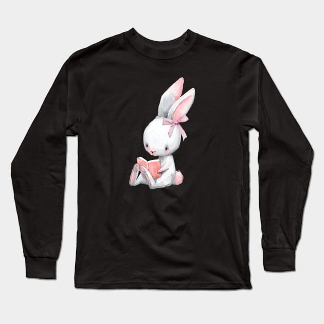 Bunny Love 4 Long Sleeve T-Shirt by EveFarb